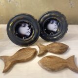 Twin Fable Table & Wall Frame Set of 2 (D- 6.5in)