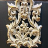 Rustic White Crested Panel Tabletop Accent - Image 4