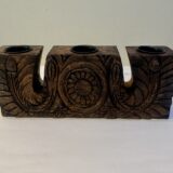 Rustic Trio Candle Stand - Image 4
