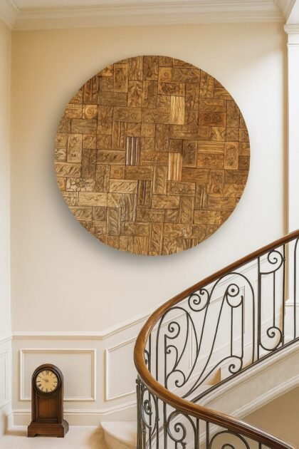 Crested wheel panel