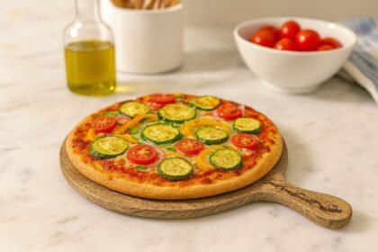 Thin crust pizza platter
