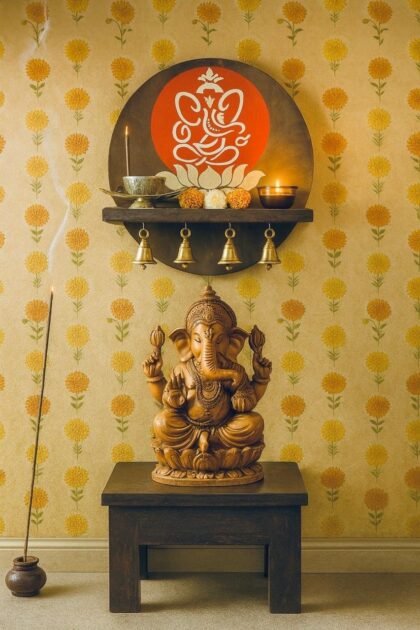 Ganesh Ji Mandir Shelf