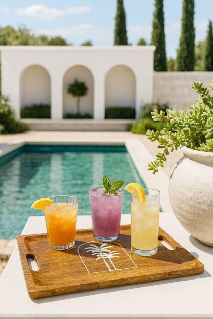 Sunny Palms Tray