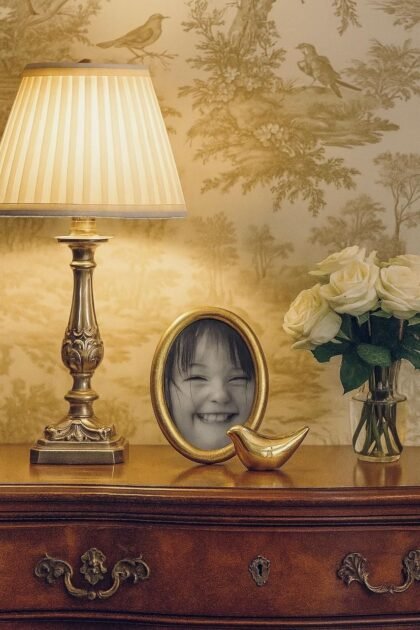 Amber Gold Photo Frame
