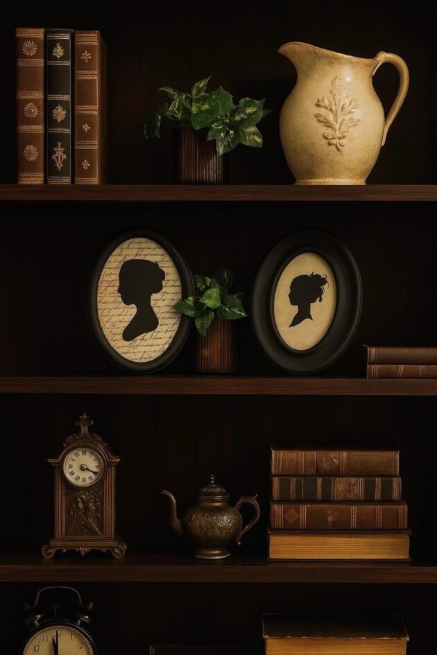 Silhouette Vintage Lady Pair - Image 3