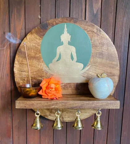 Gautama  Buddha Meditation Shelf