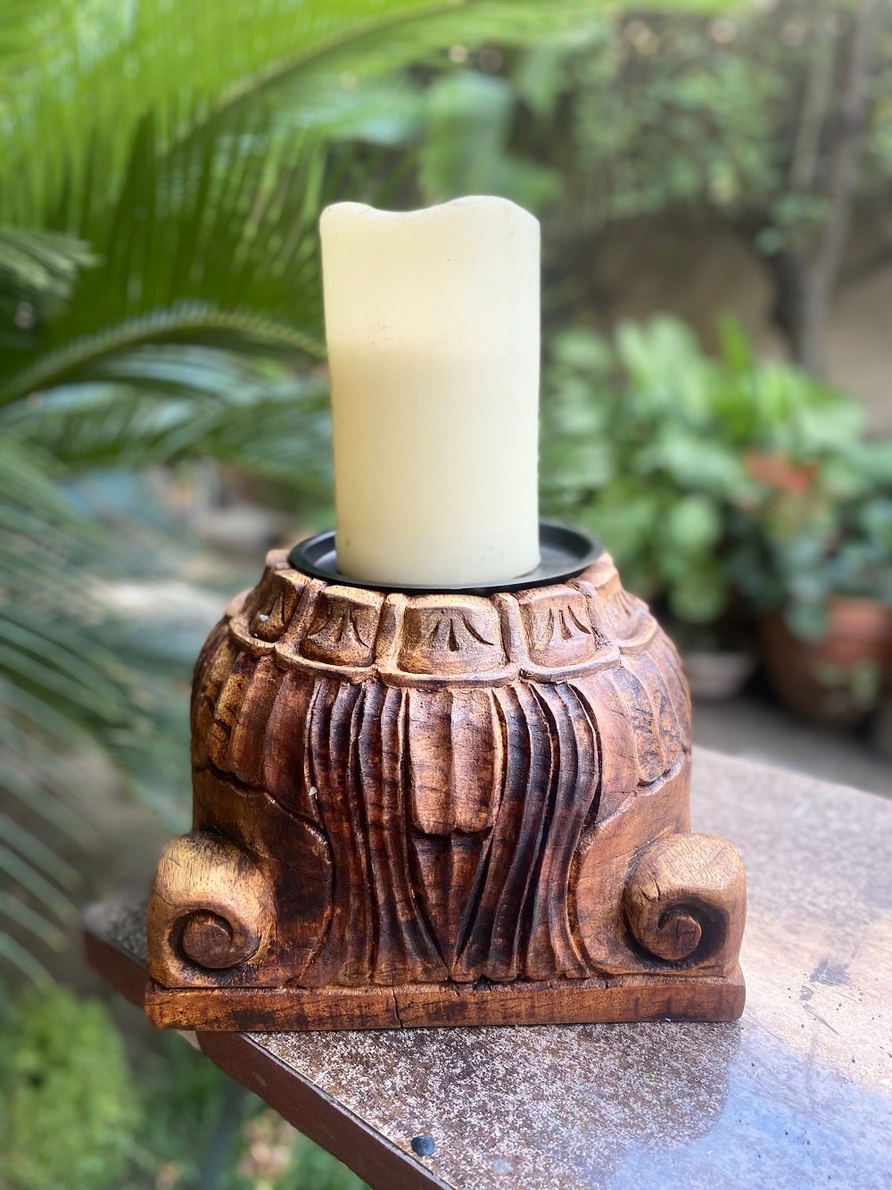 Baroque column candle holder - Image 3