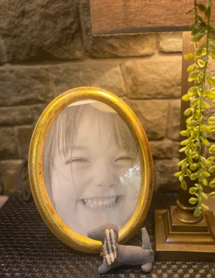 Amber Gold Photo Frame