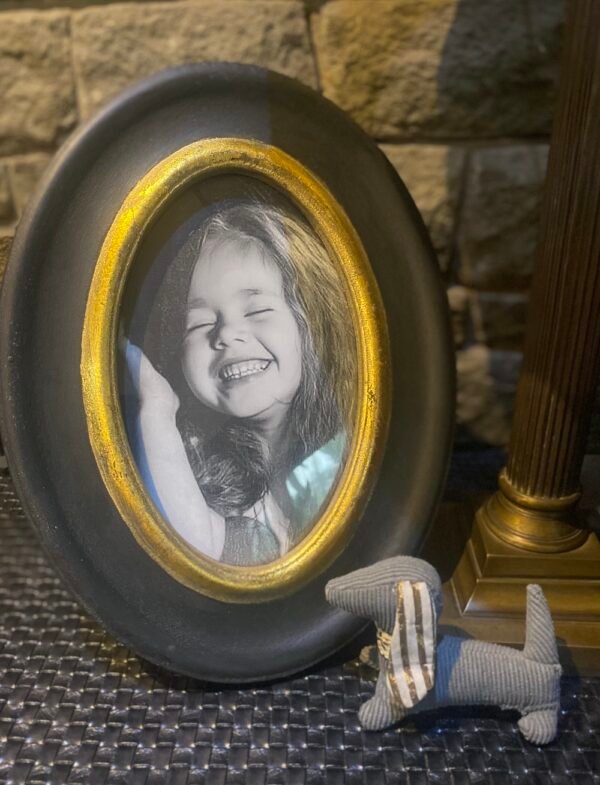 Ebony Gold Photo Frames